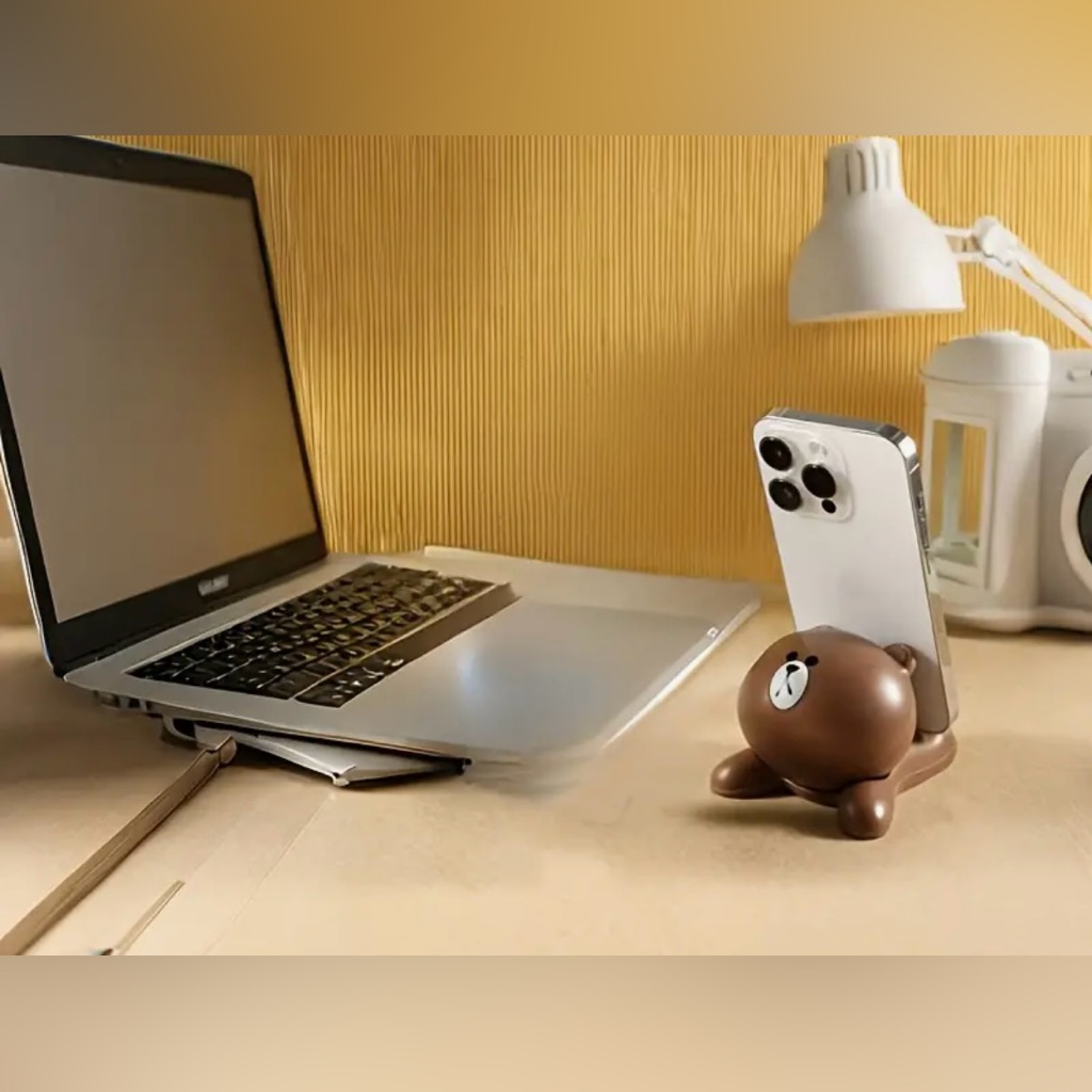 Brand New Waterproof Mobile Phone Stand With Decorative Teddy Bear Design